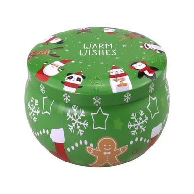 Sucrerie favorable à l'environnement adaptée aux besoins du client de Tin Gift Box For Christmas Halloween en métal