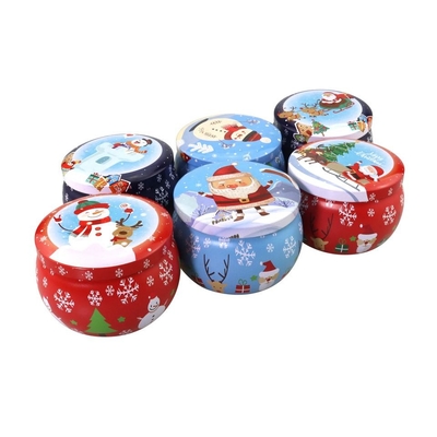 Sucrerie favorable à l'environnement adaptée aux besoins du client de Tin Gift Box For Christmas Halloween en métal