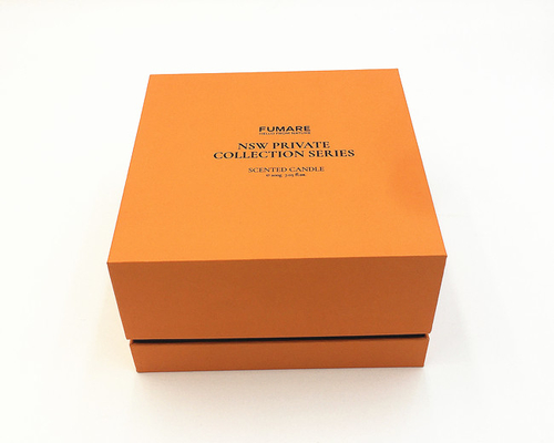 Boîte-cadeau de luxe fait sur commande de papier maroquin bronzant Logo Jewelry Box Set