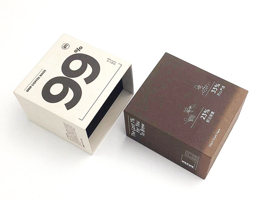La texture onduleuse de M2M Coffee Packaging Boxes retirent l'emballage