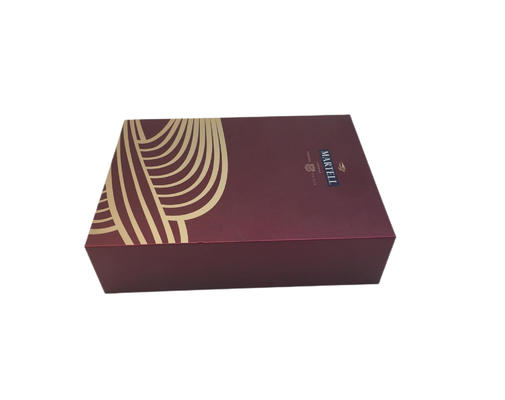 Boîte-cadeau de luxe fait sur commande avec le couvercle et sac de papier remplaçable de ruban pour la Saint-Valentin