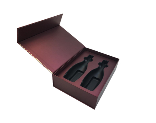 Boîte-cadeau de luxe fait sur commande avec le couvercle et sac de papier remplaçable de ruban pour la Saint-Valentin
