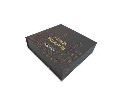 L'estampillage chaud a gravé le rectangle en refief fait sur commande de Logo Luxury Custom Gift Box