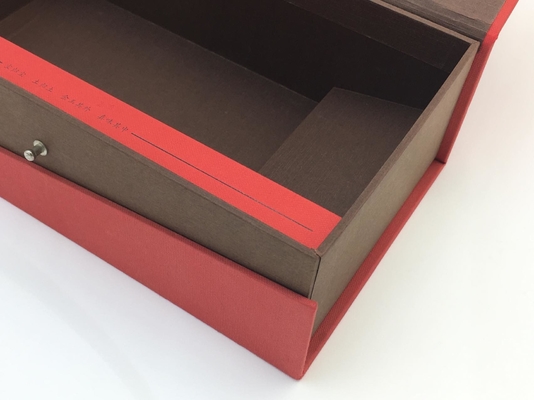Le boîte-cadeau portatif de surprise de Saint-Valentin de boîte-cadeau de chocolat de poignée de tiroir a adapté aux besoins du client