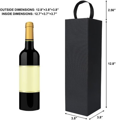 Boîtes de Champagne Magnetic Closure Collapsible Wine de boisson alcoolisée avec le couvercle et la poignée