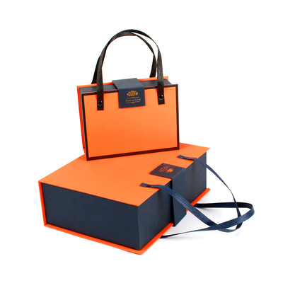 Boîte-cadeau magnétique réutilisé de luxe fait sur commande de fermeture imprimant le logo