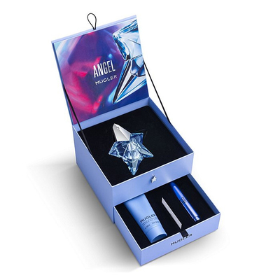 Boîte cosmétique réutilisée par papier de luxe fait sur commande d'huile essentielle d'emballage de cadeau de produits de soins de la peau de parfum de rose de logo d'impression