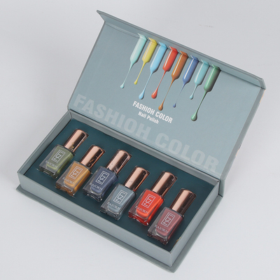 Boîte faite sur commande de luxe de bouteille de soin d'ongle de gel de vernis à ongles de Logo Printed Paper Empty Cosmetic