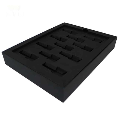La boîte de luxe d'emballage de vernis à ongles a placé la boîte de fermeture d'aimant de Matt Black Handmade Custom Logo