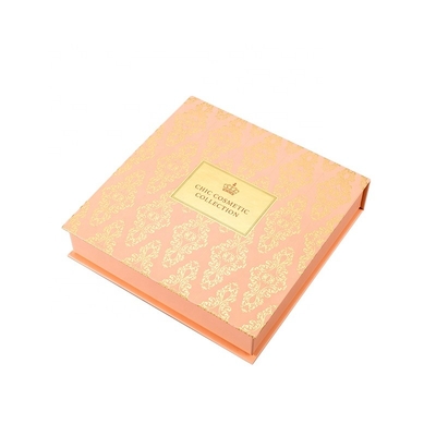 La collection de empaquetage de luxe faite sur commande de maquillage de cosmétiques enferme dans une boîte le boîte-cadeau magnétique de carton de fermeture de couvercle pour l'emballage