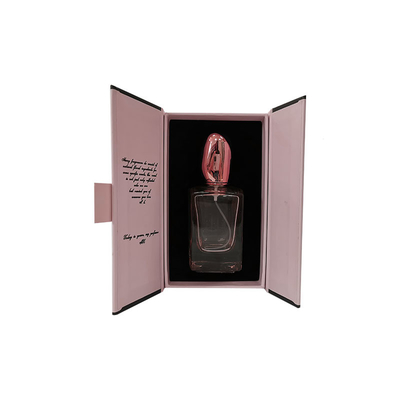 Parfum de luxe de boîte-cadeau d'emballage de bouteille de parfum enveloppant le carton