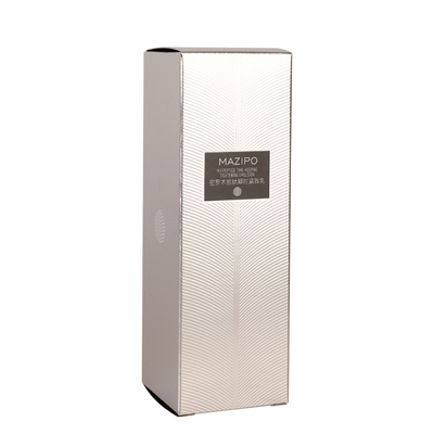 Papier brillant de boîte-cadeau de soins de la peau de cil avec la texture spéciale