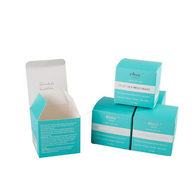 Boîte cosmétique de boîte de parfum d'emballage coloré cosmétique de luxe de carton