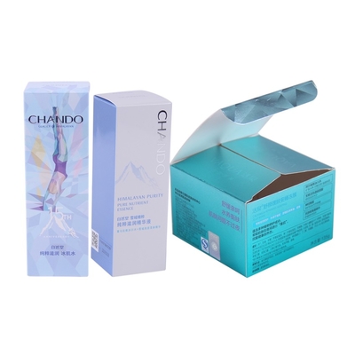 Boîte cosmétique de boîte de parfum d'emballage coloré cosmétique de luxe de carton