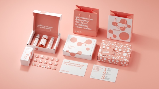 Boîte-cadeau magnétique de empaquetage de luxe de carton d'impression offset de fermeture de couvercle de boîte de maquillage