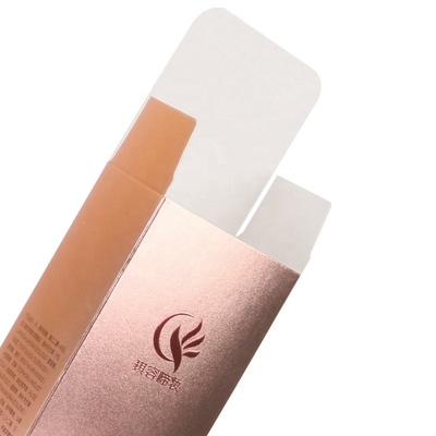 boîte cosmétique de luxe Rose Gold Paper Packaging de bouteille des soins de la peau 100ml