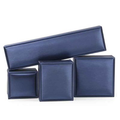 Cuir l'épousant de luxe de Ring Storage Gift Box Brushed de bijoux