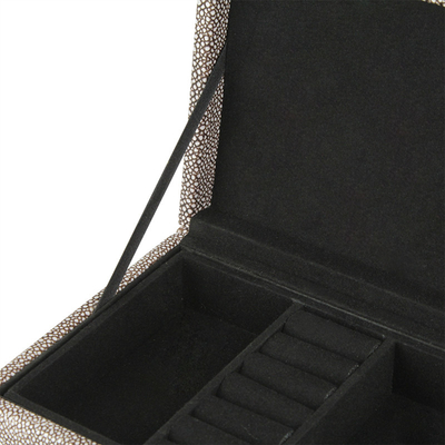 Boîte-cadeau en cuir d'emballage de bijoux de boîte-cadeau de Faux personnalisable