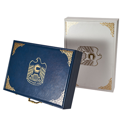 Boîte en cuir avancée de carton de paquet de cadeau de caisse de serrure de boîte-cadeau