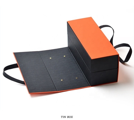 Boîte-cadeau en cuir de double couche