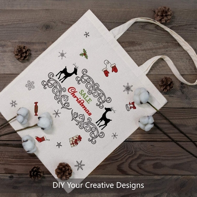Le tissu réutilisable d'épicerie met en sac la promotion 17,5 ' x 16,5 » x 5&quot; de la publicité de DIY