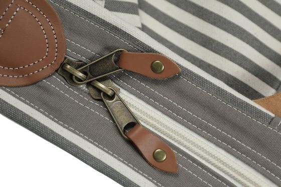 Poignée en cuir vigoureuse de bandoulière de toile de sac marin réglable à voyage