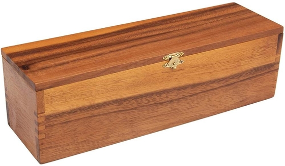 Boîte-cadeau en bois de mariage d'anniversaire pour le cadeau d'affaires de bouteilles de vin