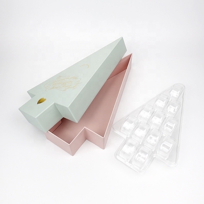 Caisse d'emballage de papier rigide de carton de cadeau de Noël imprimant le logo