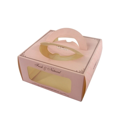L'impression du carton a personnalisé la fenêtre transparente de boîtes de gâteau
