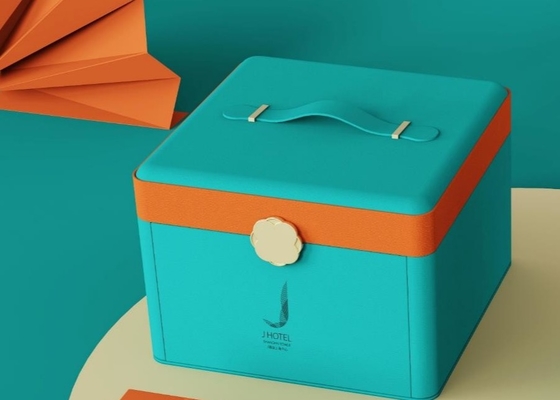 Bon prix Ciel gravant en refief et noeud classique d'arc de boîte-cadeau de chocolat de Jiugongge de couverture de la terre en ligne
