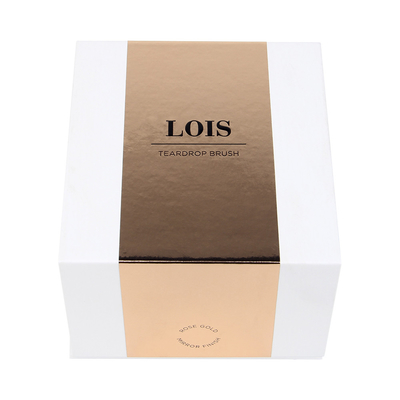 Bon prix Magnétique blanc de boîte-cadeau cosmétique de luxe de carton de papier d'Eco avec le logo en ligne