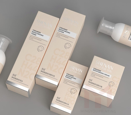 Bon prix L'emballage de papier de luxe a gravé la boîte de rangement en refief cosmétique de cadeau de maquillage de rose de vanité en ligne
