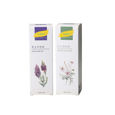 Bon prix Boîte-cadeau de luxe de estampillage chaud de parfum de feuille d'or pour des soins de la peau en ligne