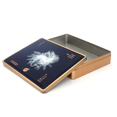 Bon prix Le métal extérieur en cuir de luxe met en boîte le Mooncake de nourriture de biscuit de boîte d'emballage de cadeau en ligne