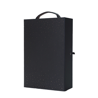 Bon prix boîte Champagne Bottle Leather Packaging de luxe à vin de cuir de fer-blanc de 0.30mm en ligne