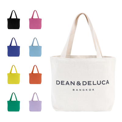 Bon prix Toile réutilisable organique simple Tote Bag With Pocket de coton de sac à provisions en ligne