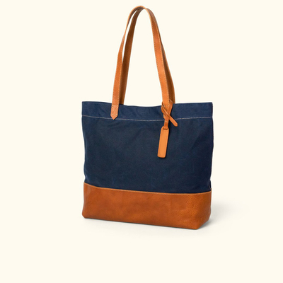 Bon prix La grande capacité Tote Bag Durable Waterproof Travel en cuir a ciré la toile en ligne