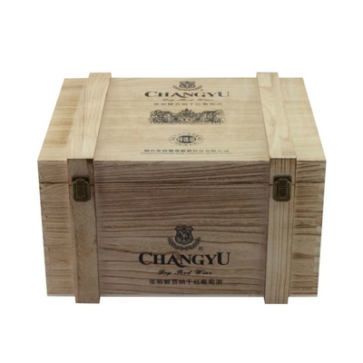 Bon prix Le grand whiskey a personnalisé la stratification brillante de boîte en bois à vin en ligne
