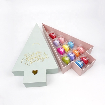 Bon prix Caisse d'emballage de papier rigide de carton de cadeau de Noël imprimant le logo en ligne